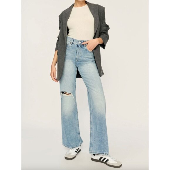 DL1961 Desi Boot High Rise Vintage Jeans Fountain Womens Size 30 - Picture 1 of 13